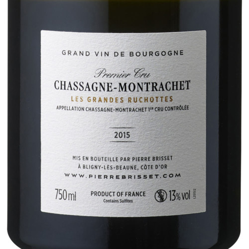 Chassagne Montrachet Premier Cru Les Grandes Ruchottes 2015