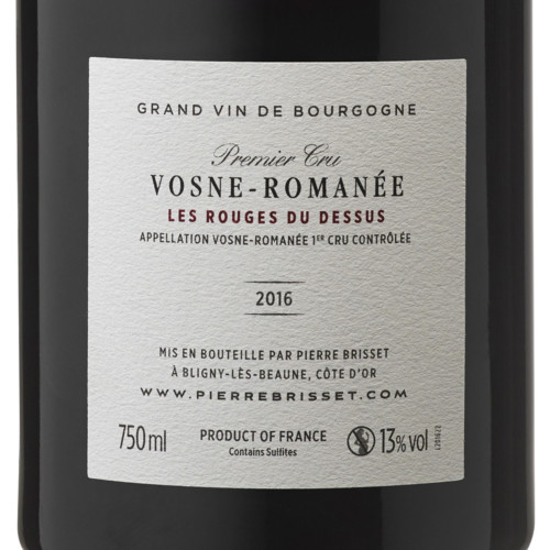 Vosne Romanée Premier Cru Les Rouges de Dessus 2016