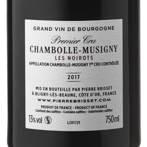 Chambolle Musigny Les Noirots 2017