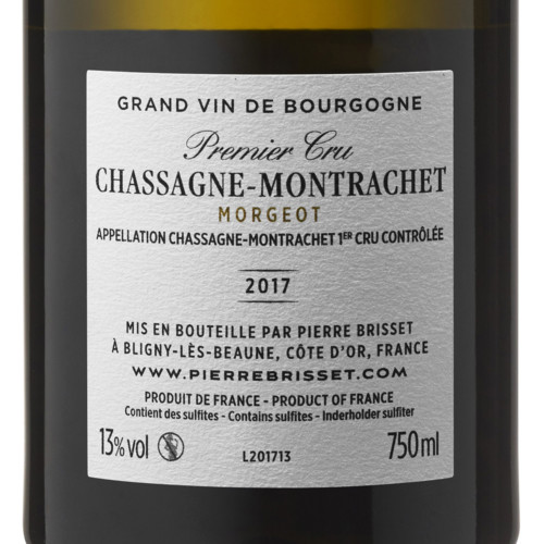 Chassagne Montrachet Morgeot 2017