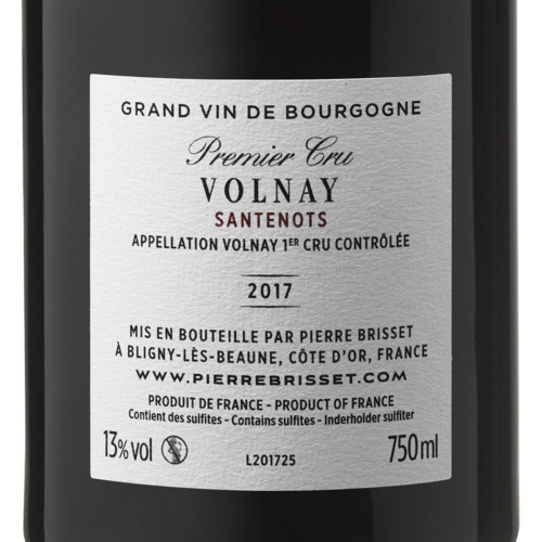 Volnay Premier Cru Santenots 2017