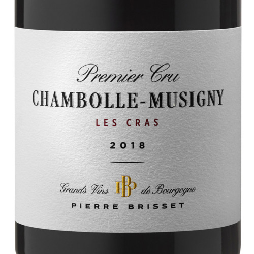 Chambolle Musigny premier cru Les Cras 2018 Pierre Brisset