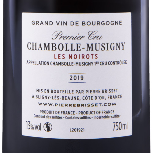 Chambolle Musigny Premier Cru - Les Noirots 2019 Pierre Brisset