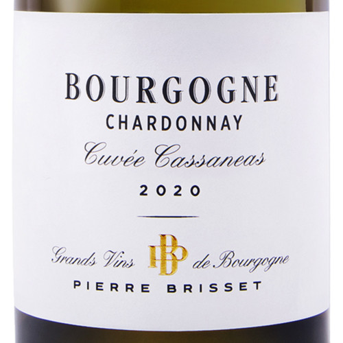 bourgogne blanc chardonnay Cuvée Cassaneas 2020 Pierre Brisset