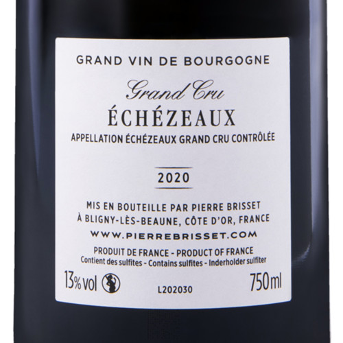 Echezeaux Grand Cru 2020 Pierre Brisset