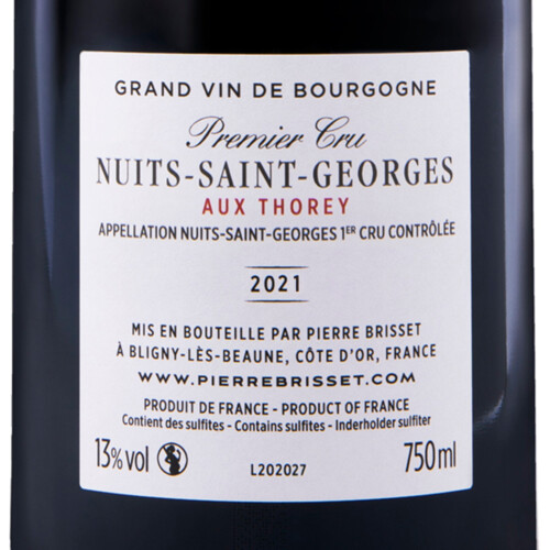 Nuits Saint Georges Premier Cru - Aux Thorey 2021 – Image 3