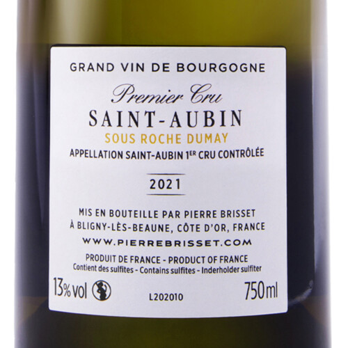 Saint Aubin Premier Cru - Sous Roche Dumay 2021 – Image 3