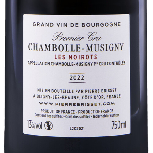 Chambolle Musigny Premier Cru - Les Noirots 2022 – Image 3