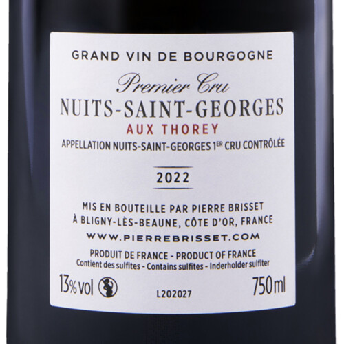 Nuits Saint Georges Premier Cru - Aux Thorey 2022 – Image 3