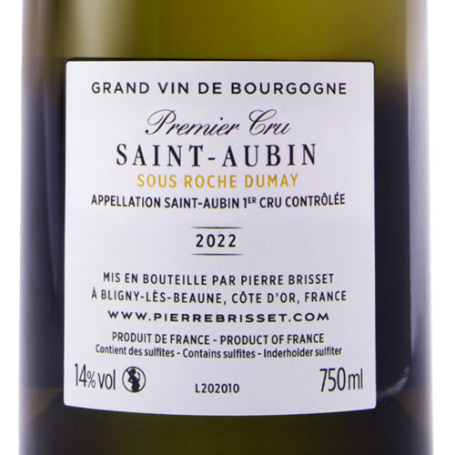 Saint Aubin Premier Cru - Sous Roche Dumay 2022 – Image 3