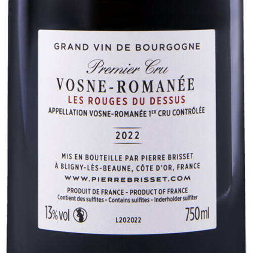 Vosne Romanée Premier Cru - Les Rouges du Dessus 2022 – Image 3